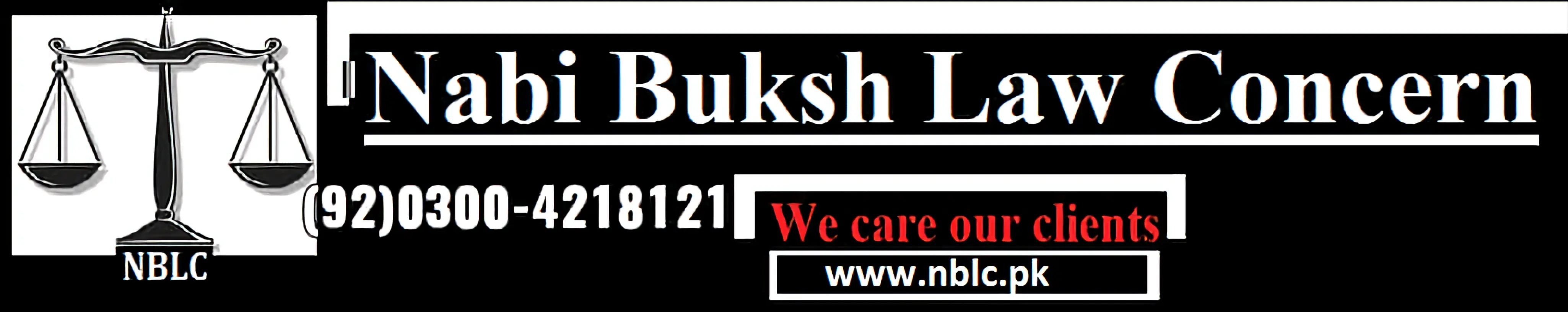 Nabi Buksh Law Concern Header Banner
