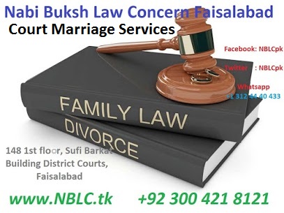 Court Marriage Faisalabad fee